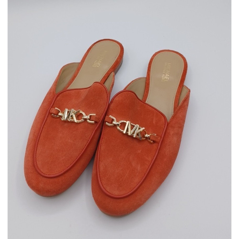 MICHAEL KORS Women's Tiffanie Slip-On Mule size 6.5 Orange